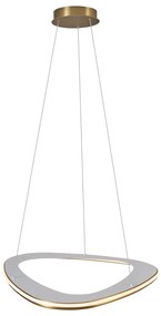 Lampă suspendată de design aurie cu 3 trepte de intensitate luminoasă - Organico