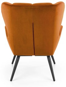 Fotoliu Tyrion velvet cinnamon H91 cm