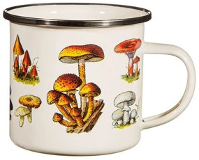 Cană pentru copii crem din smalț Vintage Mushroom - Sass & Belle