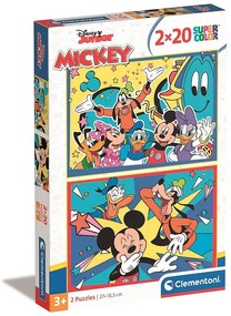 Disney Mickey Laughing Puzzle Clementoni 2x20 piese