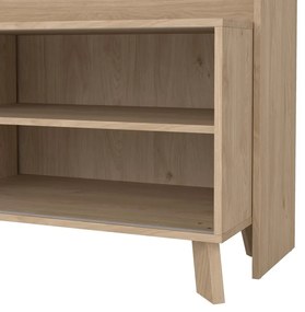 Mobilier TV Iker, hickory jackson / alb