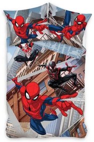 Carbotex Lenjerie de pat din bumbac pentru copiiSpider-Man Spider Force, 140 x 200 cm, 70 x 90 cm