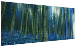 Tablou - Pădure albastră (120x50 cm)