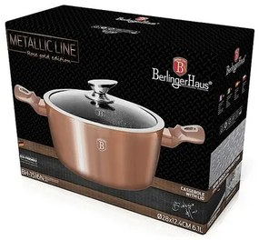 Cratiță Berlinger Haus Rosegold Metallic Line,28 cm