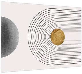 Tablou pe sticlă - Arcuri rustice N⁰1 (70x50 cm)