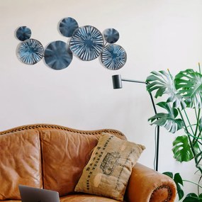 Decorațiune de perete din metal 79x35 cm Astrid – Wallity