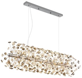 Lustra suspendata design elegant KATRINA L-90cm crom 64135H4C GL