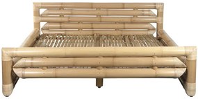 Pat din bambus și rattan, 180x200 cm, „Bali”