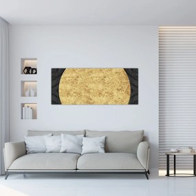 Tablou - Structura de aur N⁰2 (120x50 cm)