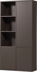 Dulap modular maro închis din lemn de pin 108x215 cm Meggy – WOOOD