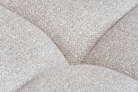 Colțar extensibil Lerio pe dreapta cu funcție de dormit - țesătură hidrofobă bej deschis Blur 02