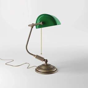 Lampa de birou din alama design clasic Banker