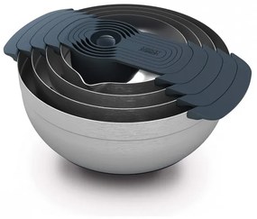 Set boluri Joseph Joseph 95032 Nest 100, 9 piese, Design compact, Inox