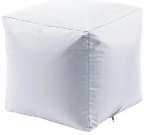 Taburet Cub XL Pufrelax, Material Impermeabil - Alb