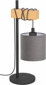 BRILAGI - Lampă de masă NUBILA 1xE27/40W/230V maro/negru/antracit