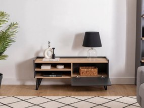 Măsuță laterală Tilata 2 (stejar zafir + antracit) . 1095267