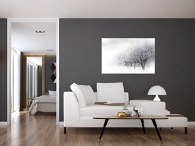 Tablou - Aleea de iarnă (90x60 cm)