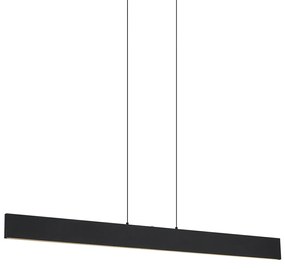 Lampă suspendată modernă neagră incl. LED cu 3 trepte de intensitate luminoasă - Straight