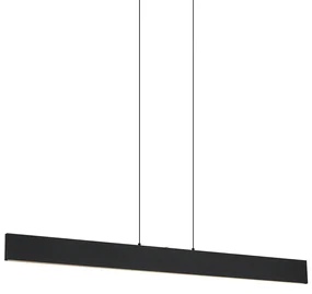 Lampă suspendată modernă neagră incl. LED cu 3 trepte de intensitate luminoasă - Straight