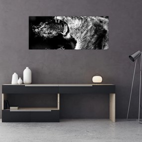 Tablou - Portretul unei leoaice (120x50 cm)