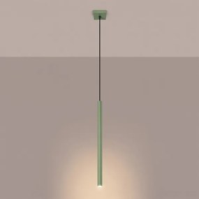 Sollux SL.2133 - Pendul pe cablu PASTELO 1xG9/8W/230V verde