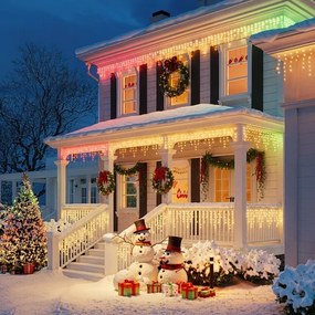 Govee - LED RGBIC Ghirlandă cu țurțuri pentru exterior 10m Wi-Fi Matter IP65
