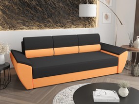 Canapea trei locuri Radiant Bis (Maro + portocaliu). 1056841