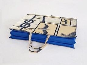 Sezlong de plaja MARINE 137x49 cm, bej