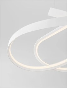 Lustra suspendata LED CCT OLIA aluminiu alb