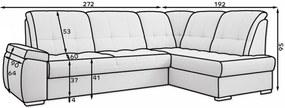 Coltar extensibil Sado pe dreapta Sola 4