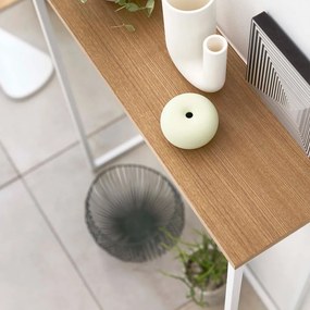 Masă consolă alb-natural 18.5x60 cm Tower – YAMAZAKI