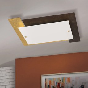 Plafoniera design modern Betto antique gold