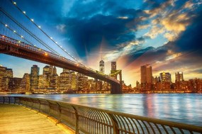 Tapet Premium Canvas - Podul din New York