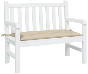 vidaXL Pernă bancă de grădină, bej, 100x50x7 cm, material oxford
