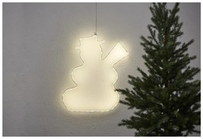 Decorațiune suspendată luminoasă cu LED Star Trading Lumiwall Snowman, înălțime 50 cm