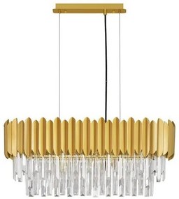 Lustra suspendata design elegant MAGNOLIA aurie