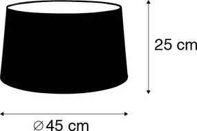 Abajur din in  maro 45/25