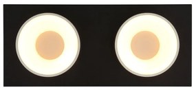 Plafoniera LED negru sampanie RAYMOND 2L