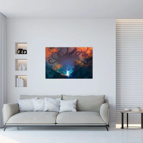 Tablou - Vrăjitorul magicean (90x60 cm)