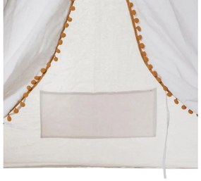 Cort teepee pentru copii alb WAPI
