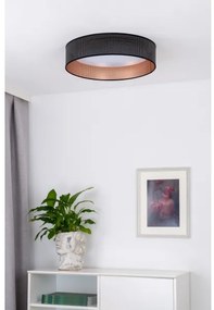 Plafonieră LED Duolla ROLLER LED/24W/230V d. 45 cm negru/cupru