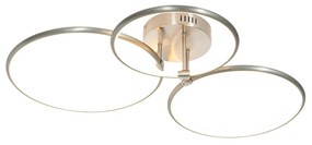 Plafoniera din oțel cu LED inclusă, cu dimmer în 3 trepte, cu 3 lumini - Joaniqa