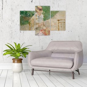 Tablou - Berthe Morisot, Young Woman Knitting, reproducere (90x60 cm)