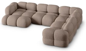 Colțar maro (cu colț pe partea dreaptă/în formă de "U") Loretto – Cosmopolitan Design