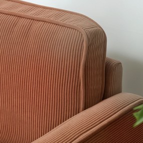 HOMCOM Canapea 2 Locuri cu Spatiu de Depozitare si Picioare Solide de Lemn, pentru Sufragerie, Dormitor, 117 x 63 x 79 cm, Portocaliu | Aosom Romania