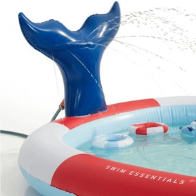 Piscină gonflabila copii cu tobogan Whale 210 cm