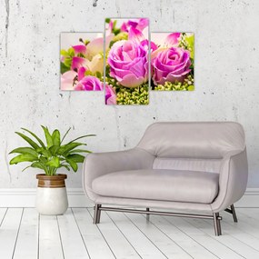 Tablou cu trandafiri (90x60 cm)