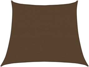 vidaXL Pânză parasolar, maro, 3/4x3 m, HDPE, 160 g/m²