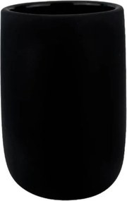 Perie de WC neagră din ceramică Lotus – Mette Ditmer Denmark