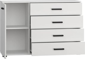 Comodă Frazio – 120x40x83 cm – Alb
